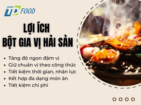 Những lợi ích nổi bật khi dùng bột gia vị hải sản